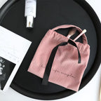 Velvet Drawstring Organiser Bag with Handle – “Keep Life Simple” Storage Pouch