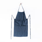 Natural Linen Apron – Adjustable Neck Strap & Waist Ties, 7 Colours