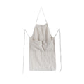 Natural Linen Apron – Adjustable Neck Strap & Waist Ties, 7 Colours