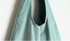 Adjustable Cotton Linen Shoulder Bag – Foldable Reusable Tote