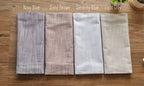 Natural Cotton Linen Placemats – Set of 4, 30 × 40 cm